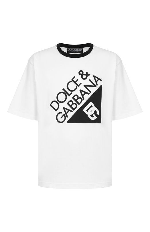 Где купить Хлопковая футболка Dolce & Gabbana Dolce & Gabbana