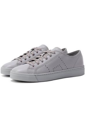 Кожаные кеды Santoni