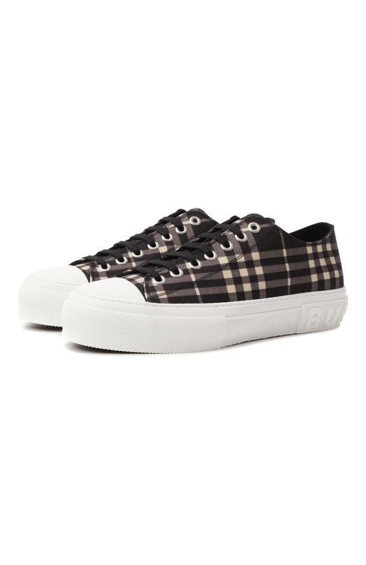Где купить Текстильные кеды Burberry Burberry