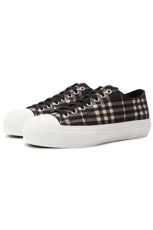 Текстильные кеды Burberry