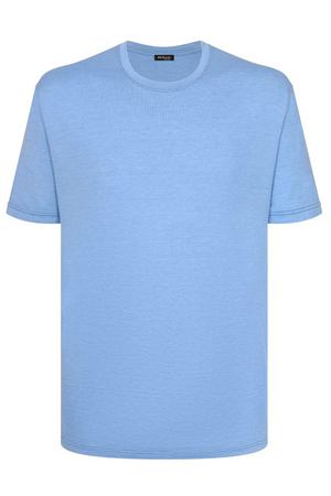 Футболка из шелка и хлопка Kiton
