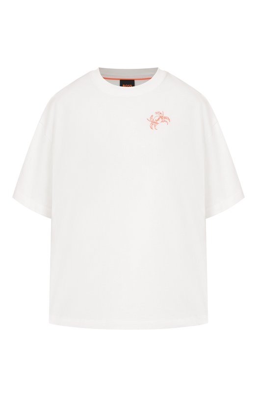Где купить Хлопковая футболка BOSS Orange BOSS Orange