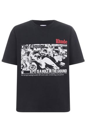 Хлопковая футболка Rhude