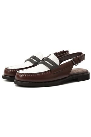 Кожаные пенни-лоферы Brunello Cucinelli