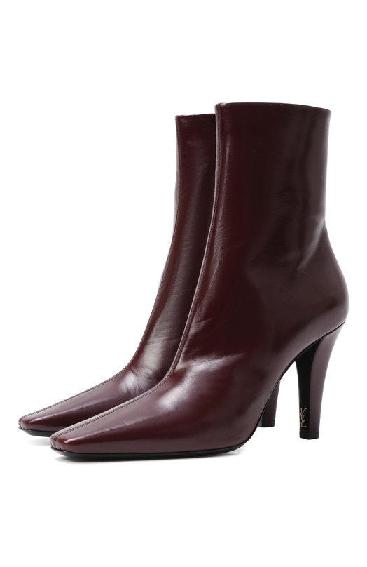 Где купить Кожаные ботильоны Jill 95 Saint Laurent Saint Laurent