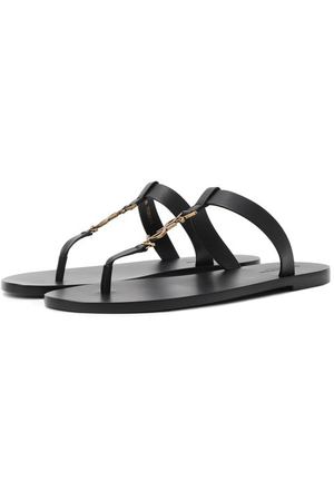 Кожаные шлепанцы Cassandre Saint Laurent