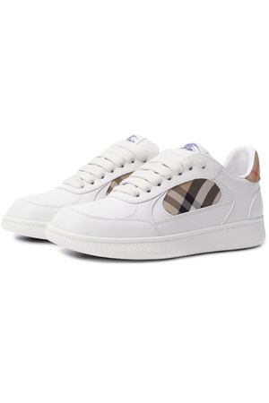 Комбинированные кеды Terrace Burberry