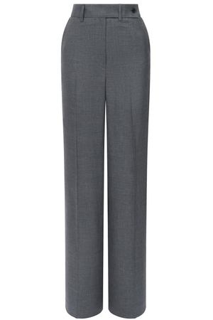 Брюки изо льна и шерсти Kiton