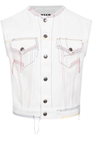 Джинсовый жилет MSGM