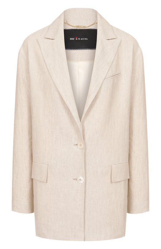 Где купить Льняной жакет Kiton Kiton