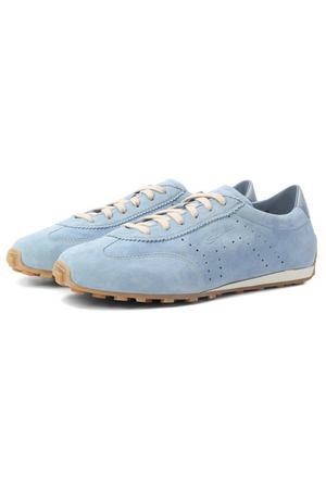Замшевые кроссовки Santoni