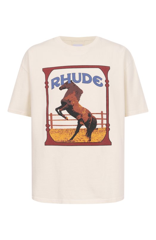 Где купить Хлопковая футболка Rhude Rhude