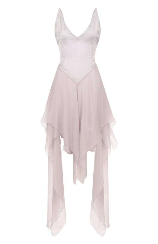 Где купить Платье из вискозы и шелка Ann Demeulemeester Ann Demeulemeester