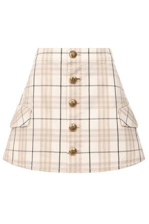 Хлопковая юбка Burberry