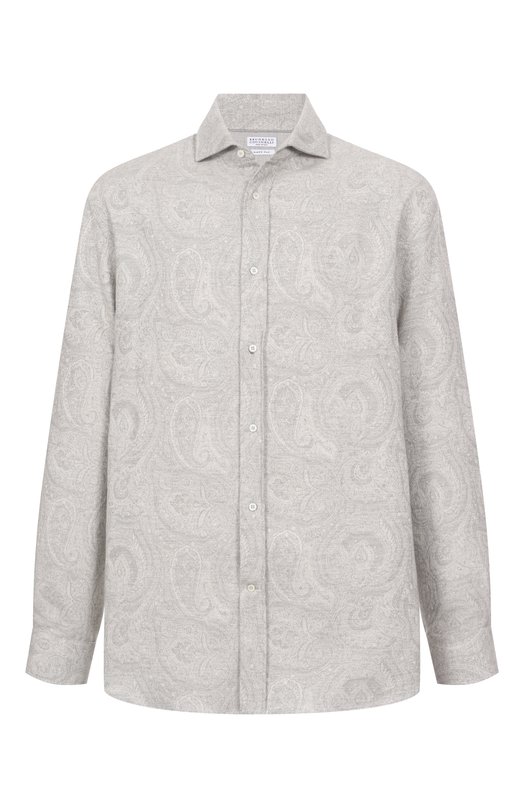Где купить Хлопковая рубашка Brunello Cucinelli Brunello Cucinelli