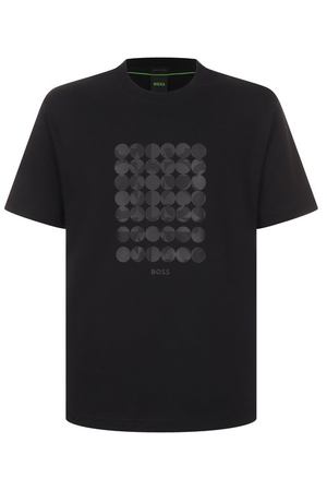 Хлопковая футболка BOSS Green