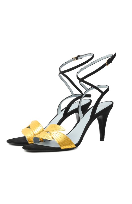 Где купить Кожаные босоножки Foliefoliage 85 Valentino Valentino 