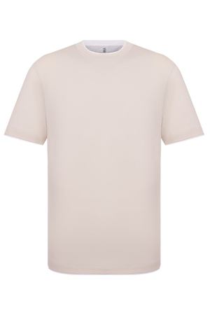 Хлопковая футболка Brunello Cucinelli
