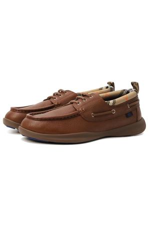 Кожаные топсайдеры Burberry