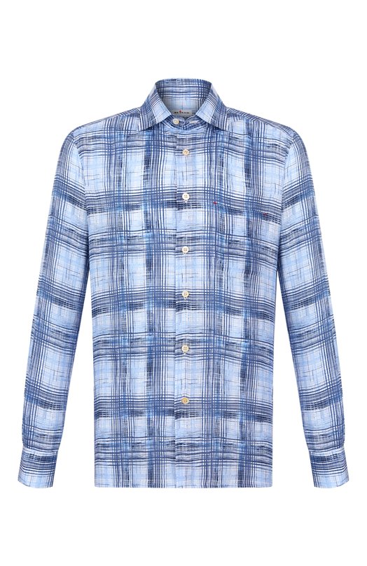 Где купить Льняная рубашка Kiton Kiton
