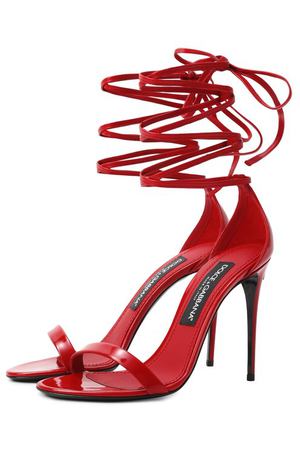 Лакированные босоножки Keira 105 Dolce & Gabbana