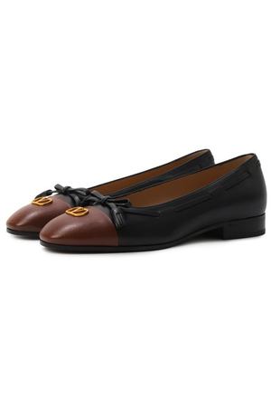 Кожаные балетки Valet Du Roi Valentino