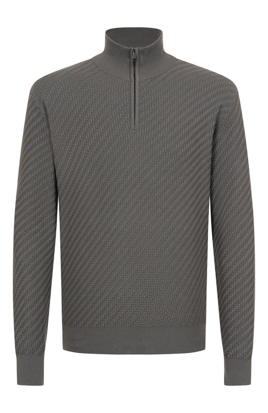Где купить Джемпер из хлопка и шелка Brioni Brioni