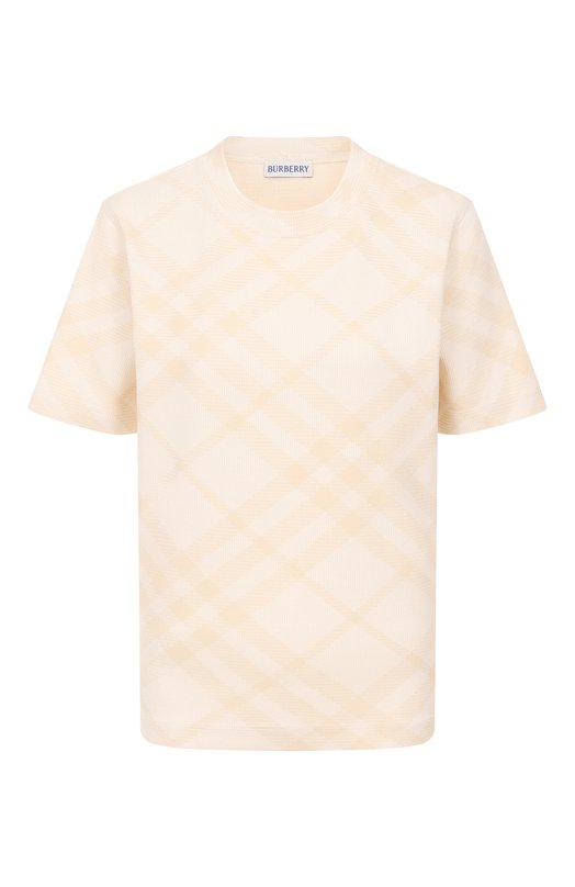 Где купить Хлопковая футболка Burberry Burberry