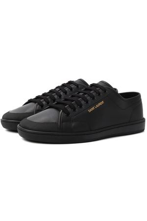 Кожаные кеды Saint Laurent