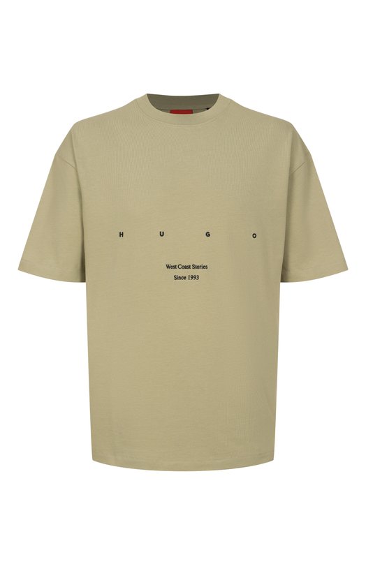 Где купить Хлопковая футболка HUGO Hugo Hugo Boss