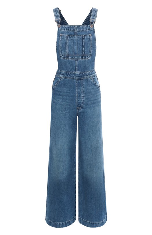 Где купить Джинсовый комбинезон Dungarees 7 For All Mankind 7 For All Mankind
