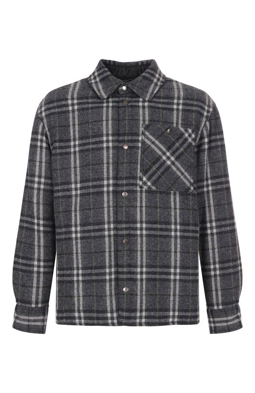 Где купить Шерстяная куртка-рубашка Burberry Burberry 