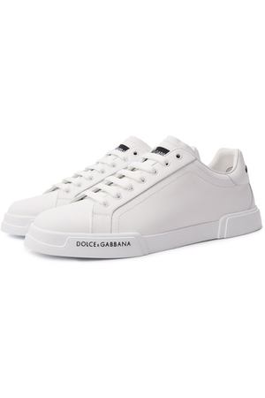 Кожаные кеды Portofino Light Dolce & Gabbana