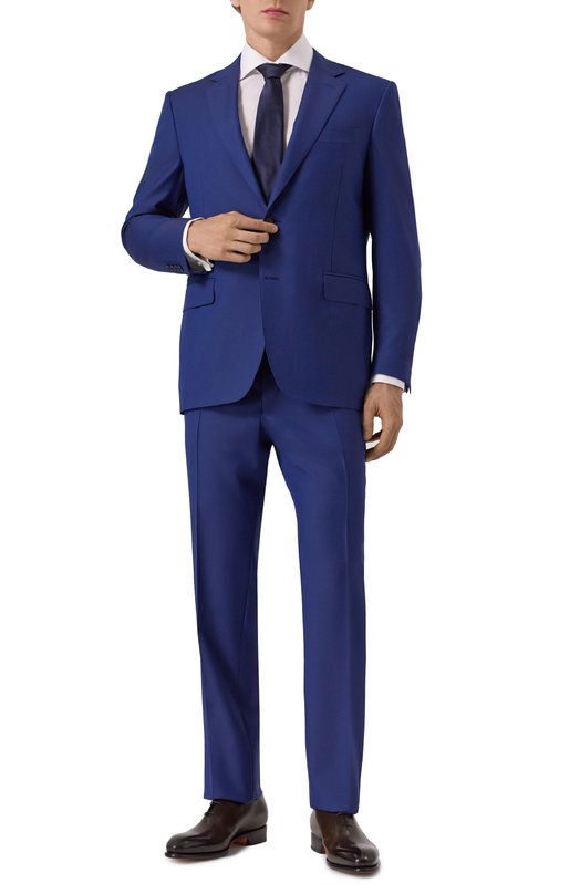 Где купить Шерстяной костюм Canali Canali