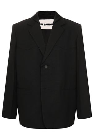 Пиджак из вискозы и шелка Jil Sander