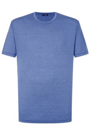 Футболка из шелка и хлопка Kiton