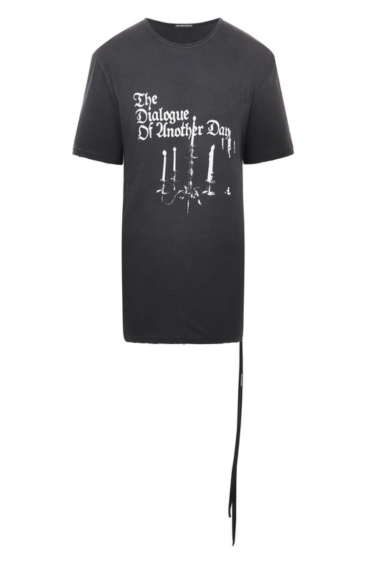 Где купить Хлопковая футболка Ann Demeulemeester Ann Demeulemeester
