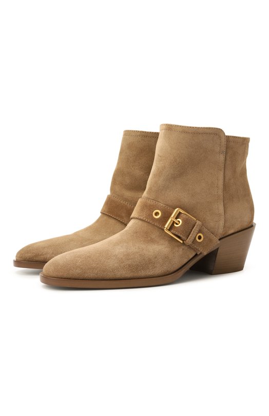 Где купить Замшевые ботильоны Gianvito Rossi Gianvito Rossi 