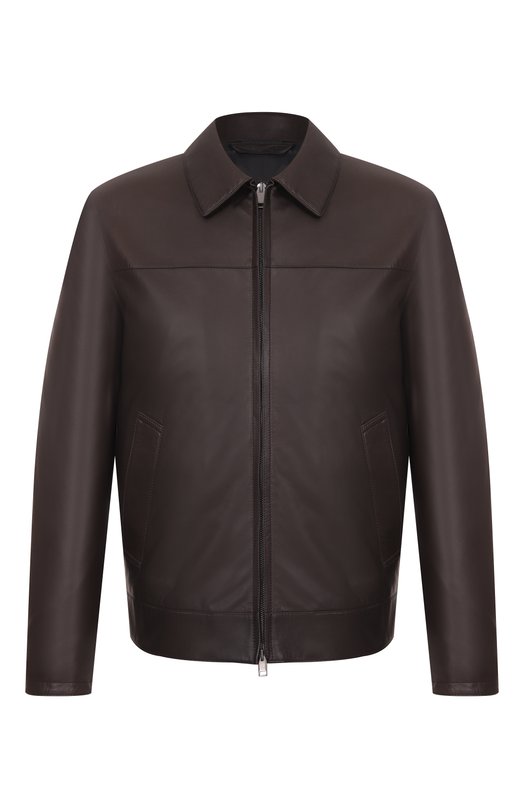 Где купить Кожаная куртка Brioni Brioni