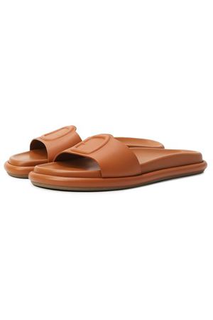 Кожаные шлепанцы Santoni