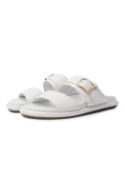 Где купить Кожаные шлепанцы Santoni Santoni
