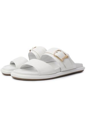 Кожаные шлепанцы Santoni