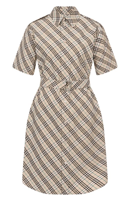 Где купить Хлопковое платье Burberry Burberry