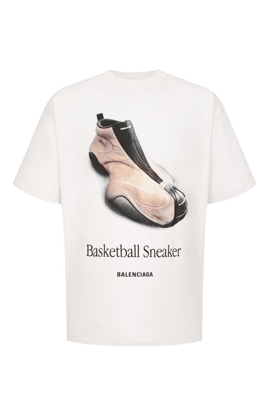 Где купить Хлопковая футболка Balenciaga Balenciaga