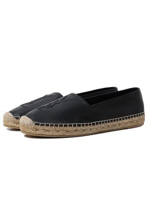 Кожаные эспадрильи Espadrille Saint Laurent