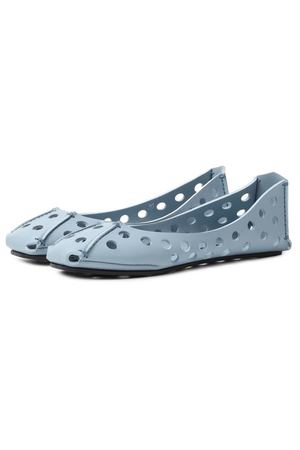 Кожаные балетки Perfo Alaia