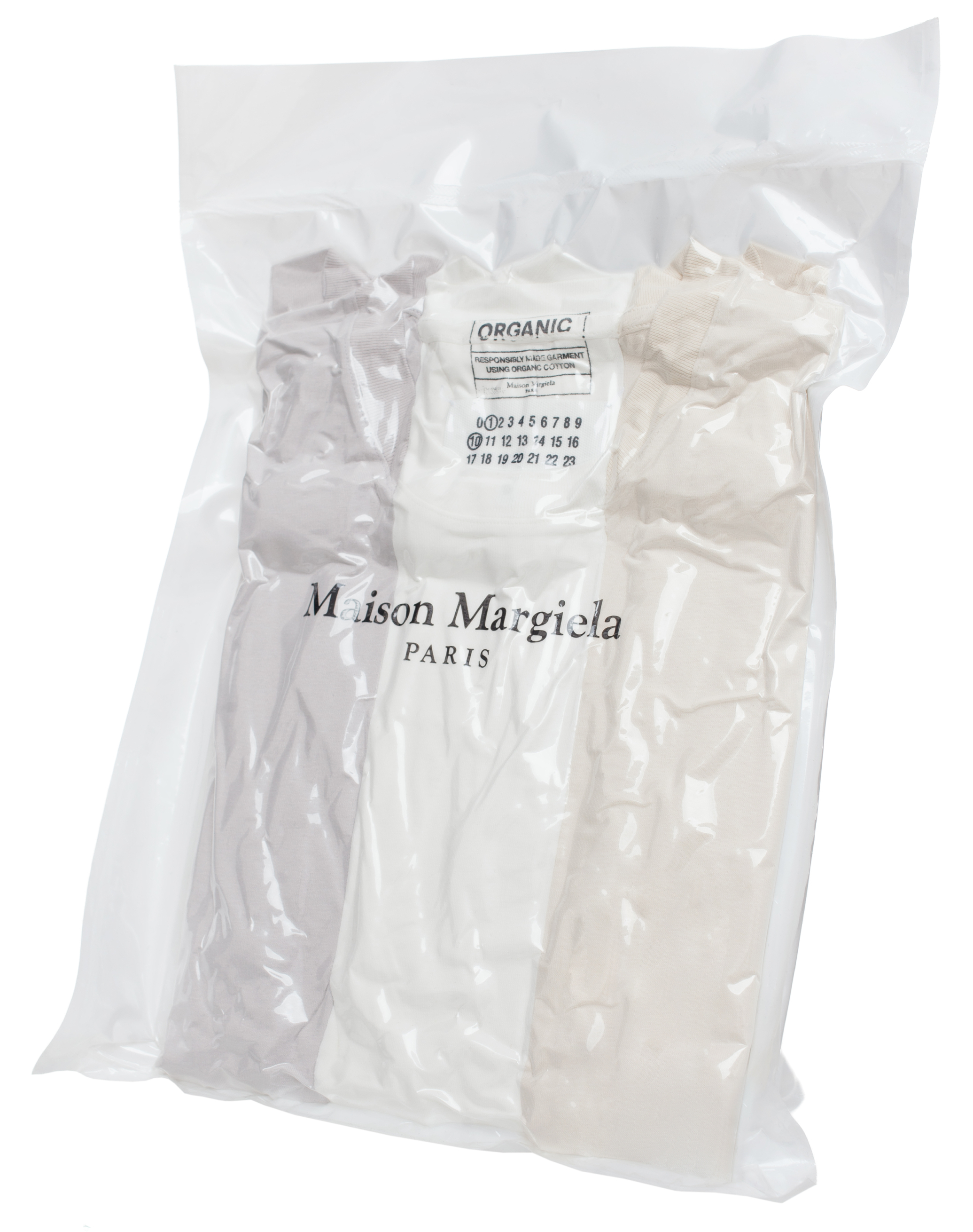 Где купить Пак из 3-х базовых футболок Maison Margiela 