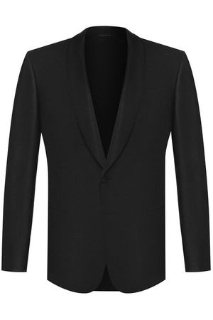 Смокинг из шелка и шерсти Giorgio Armani