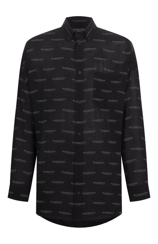 Где купить Рубашка из вискозы Balenciaga Balenciaga 