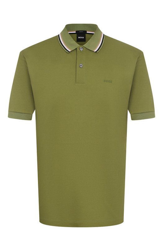 Где купить Хлопковое поло BOSS Boss Hugo Boss